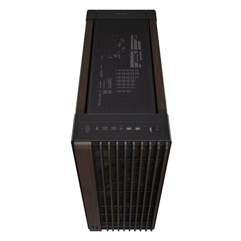 Корпус Asus ProArt PA602 Walnut Wood Tempered Glass Modern Black (90DC00J0-B09030)