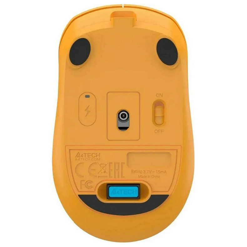 Мышь A4Tech FG15CS Air2 Yellow