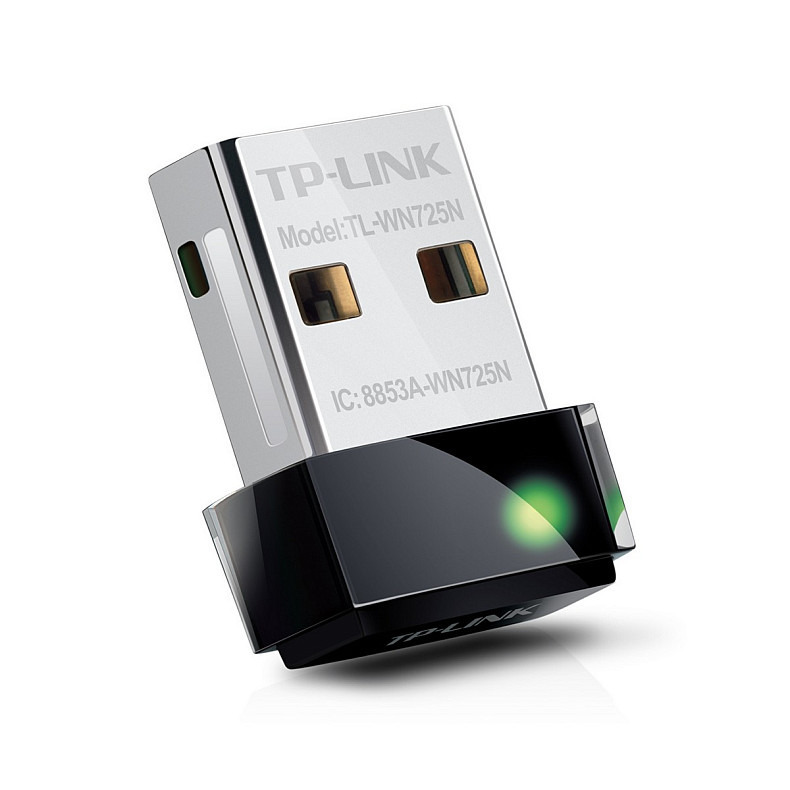 Бездротовий адаптер TP-Link TL-WN725N (150Mbps, USB, nano)