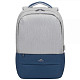 Рюкзак для ноутбука Rivacase 7567 (Grey/ Dark Blue) 17.3" Prater