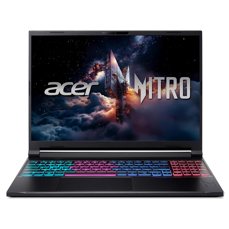 Ноутбук Acer Nitro V 16S ANV16S-71 16" WQXGA IPS, Intel 9-270H, 32GB, F1TB, NVD5070-8, Lin, чорний