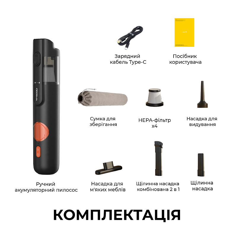 Ручний акумуляторний пилосос Deerma XC01