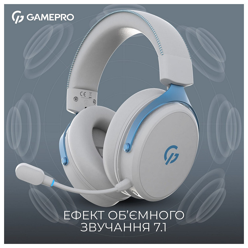 Гарнітура GamePro Asgard Skadi White (HSW191WB)