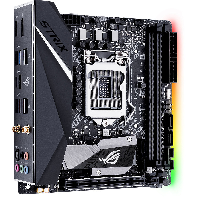 Материнcкая плата ASUS STRIX_H370-I_GAMING