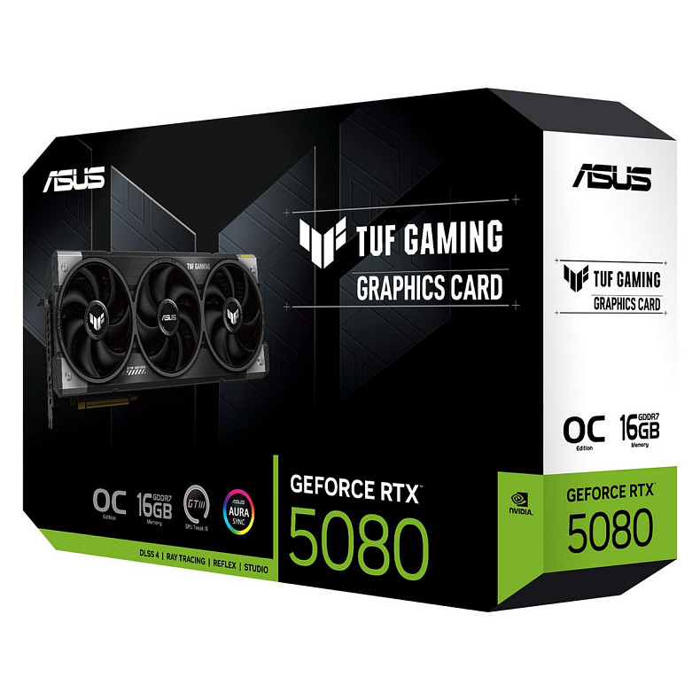 Видеокарта Asus TUF Gaming GeForce RTX 5080 16GB GDDR7 OC Edition