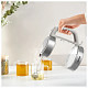 Электрочайник Tefal Glass Kettle 1.7л, стекло, с подсветкой, бело-серебряный