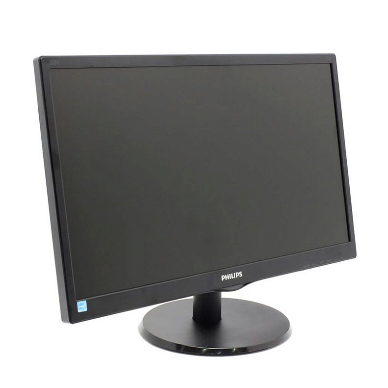 Монитор Philips 21.5" 223V5LSB2/10 Black; 1920х1080, 200 кд/ м2, 5мс, D-Sub