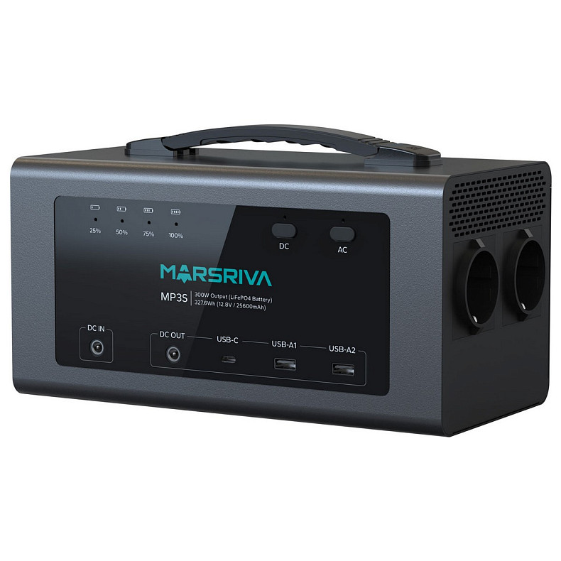 Зарядна станція Marsriva MP3S (327.6 Вт/г) 300W LiFePO4
