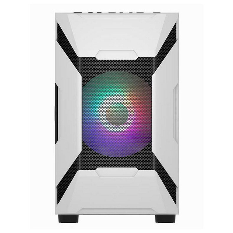 Корпус 1stPlayer D3-A-F2P-W-F2-W-WH White без БП