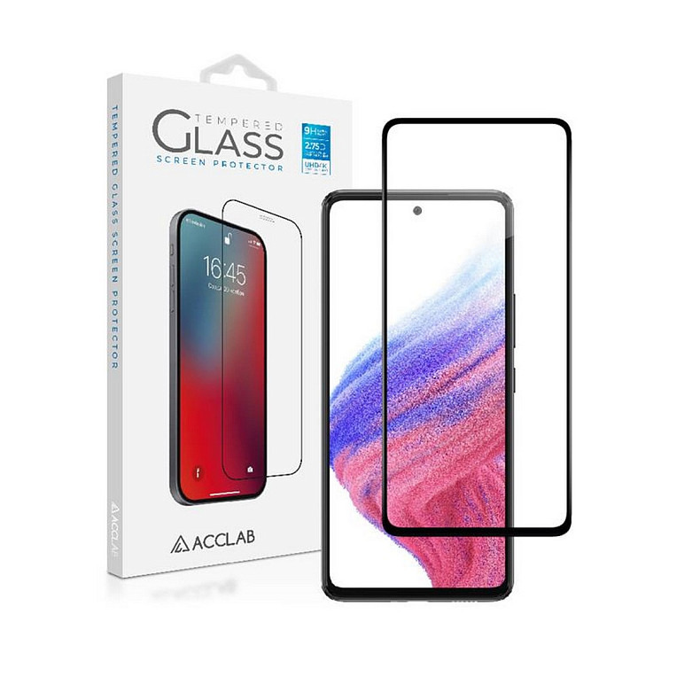 Защитное стекло ACCLAB Full Glue для Samsung Galaxy A53 5G SM-A536 Black (1283126522444)