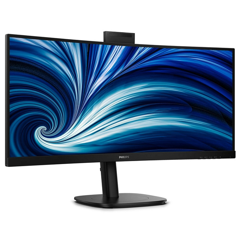 Монітор Philips 34" 34B2U3600CH, WQHD, VA, 120Гц, вигн., 2xHDMI, DP, USB-C, RJ-45, USB-hub, HAS