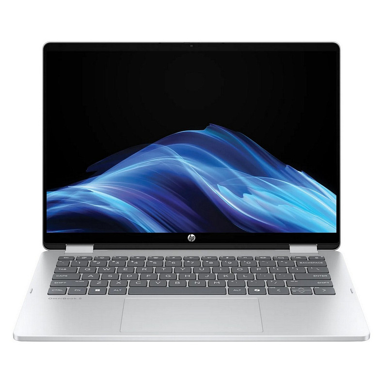 Ноутбук HP OmniBook 5 Flip x360 14" WUXGA IPS Touch, Intel 7-150U, 24GB, F1TB, UMA, Win11, серебристый