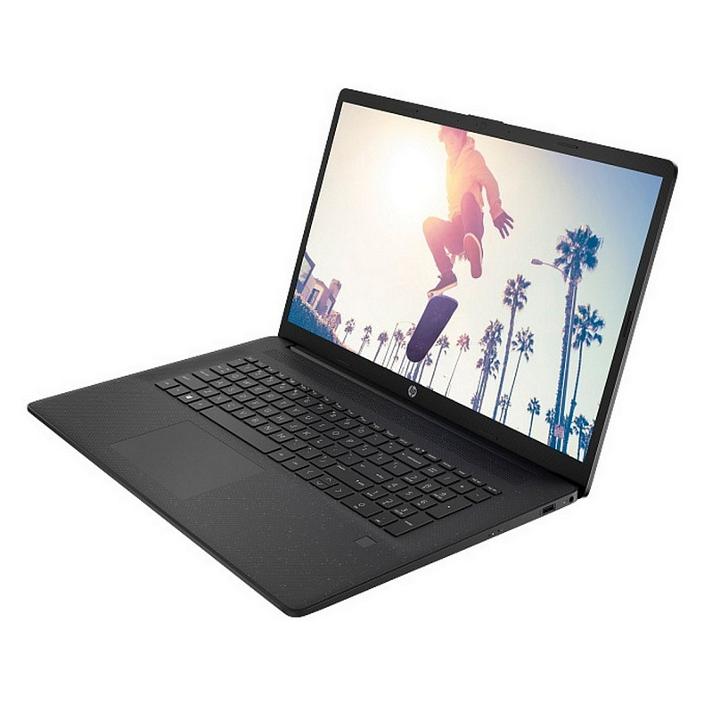 Ноутбук HP 17-cp3018ru 17.3" FHD IPS AG, AMD R7-7730U, 16GB, F1TB, UMA, DOS, черный