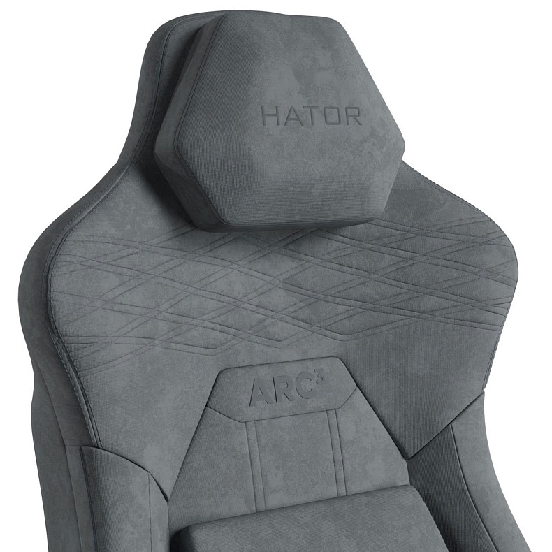 Кресло для геймеров HATOR Arc 3 XL Velour (HTC3446XL) Grey