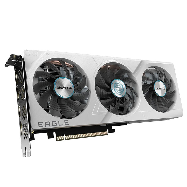 Видеокарта GF RTX 4060 8GB GDDR6 Eagle Ice OC Gigabyte (GV-N4060EAGLEOC ICE-8GD)