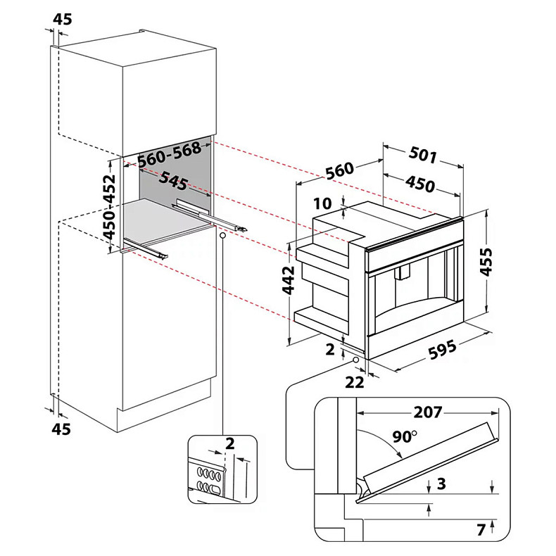 Кавомашина автоматична Whirlpool W11 CM145