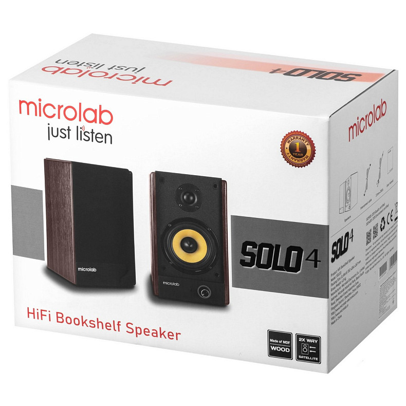 Акустична система Microlab Solo 4 V2 Black (SOLO4_V2)
