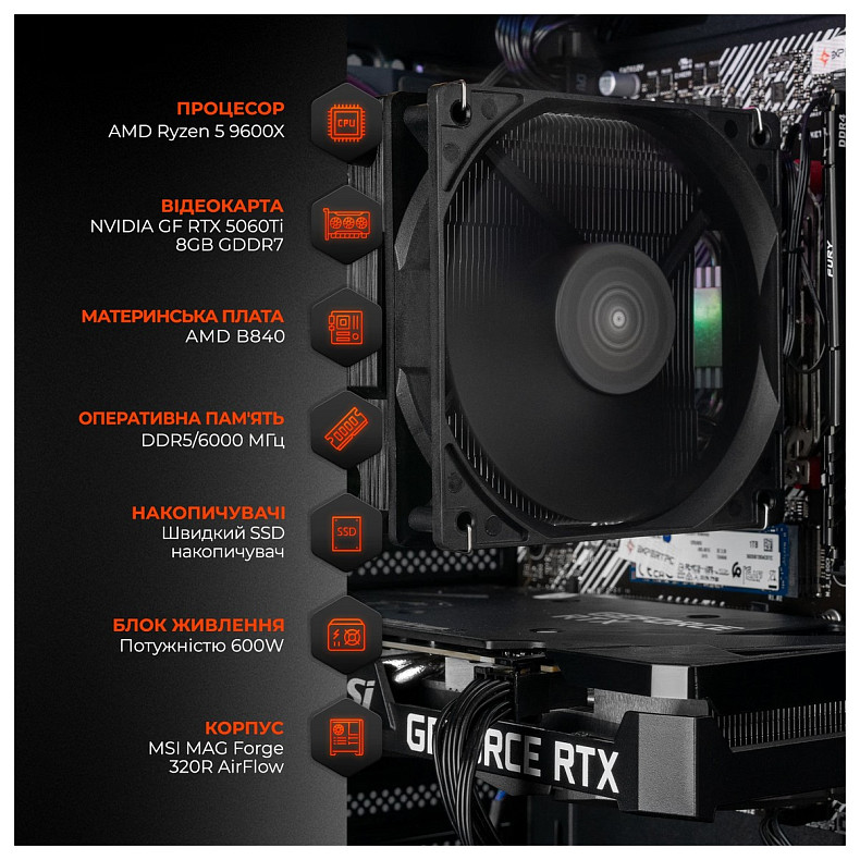 Компьютер Expert PC Ultimate (A9600X.32.S1.5060T.A6285)