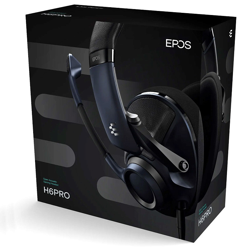 Навушники з мікрофоном Sennheiser EPOS H6PRO Open Sebring Black (1000934)