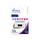 Флеш-накопитель MediaRange Black/Silver (MR919) USB3.0 256GB Type-C