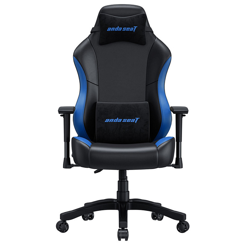 Кресло игровое Anda Seat Luna Color Size L Black/Blue PVC