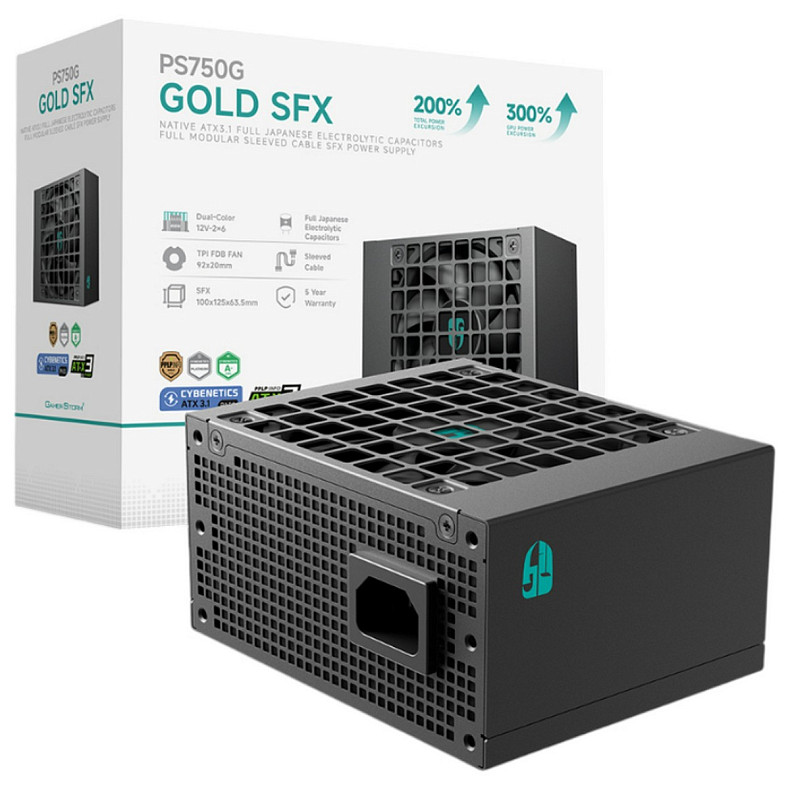 Блок питания DeepCool GamerStorm PS750G 750W (R-PS750G-FE0B-JGEU)