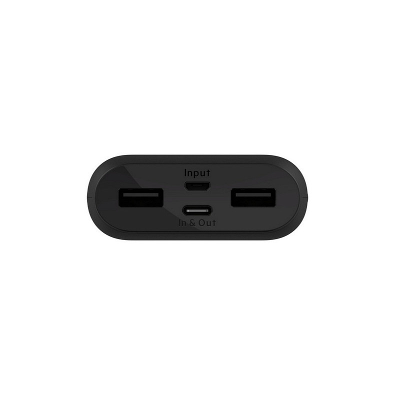 Универсальная мобильная батарея Belkin 10000mAh, 15W Dual USB-A, USB-C, black