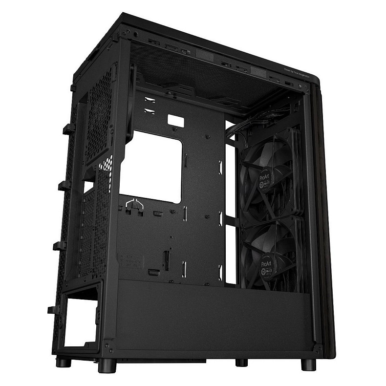 Корпус Asus ProArt PA401 Wood Edition - Tempered Glass без БП (90DC00M0-B39000)