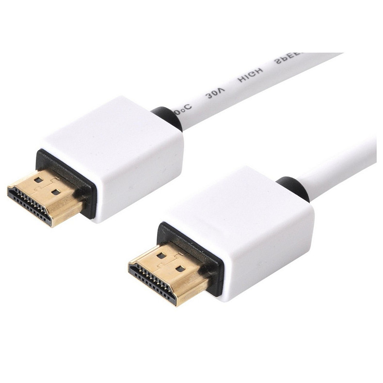 Кабель HDMI M-M, 1.0 м, Sandberg, HDMI-2.0 білий