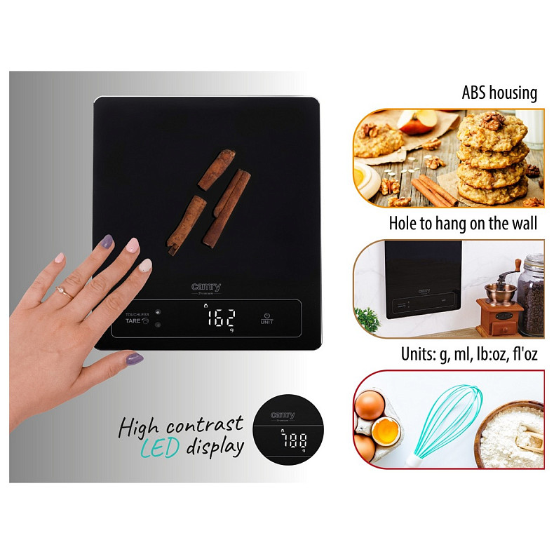 Весы кухонные Camry CR 3175 black