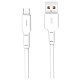 Кабель XO NB112 USB - Micro USB (M/M), 1 м, White (NB112-M-WH)