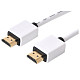Кабель HDMI M-M, 1.0 м, Sandberg, HDMI-2.0 білий