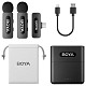 Бездротовий петличний мікрофон BOYA BY-V30 Type-C Black