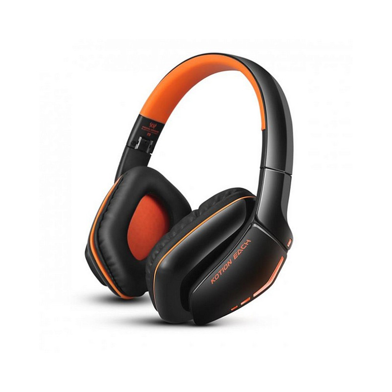 Bluetooth-гарнітура Kotion EACH B3506 Black/Orange (ktb3506bt)