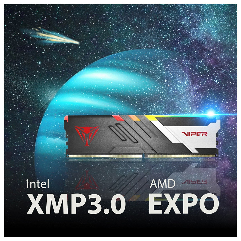 ОЗП Patriot Viper Venom RGB DDR5 2x32GB 6000MHz (PVVR564G600C30K)