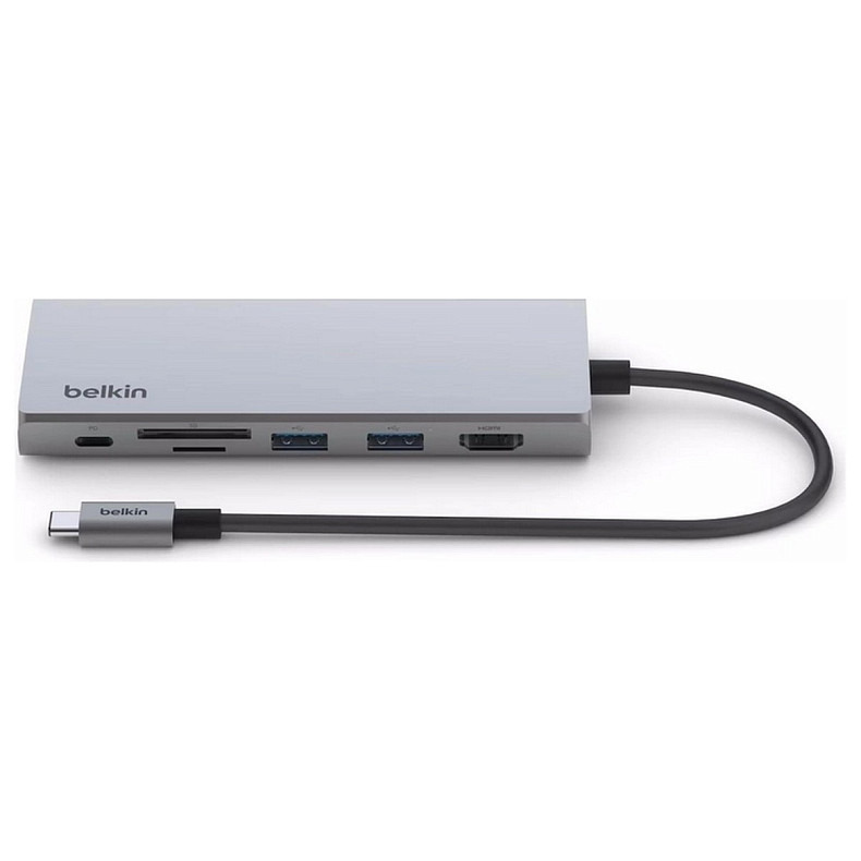 Хаб Belkin USB-C 7в1 Ethernet/HDMI/VGA/2хUSB-A/USB-C/SD/microSD