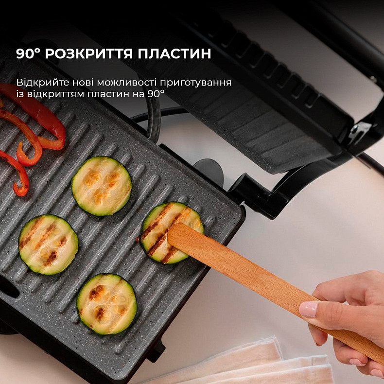 Гриль электрический Cecotec Rock&Grill Dark 1000