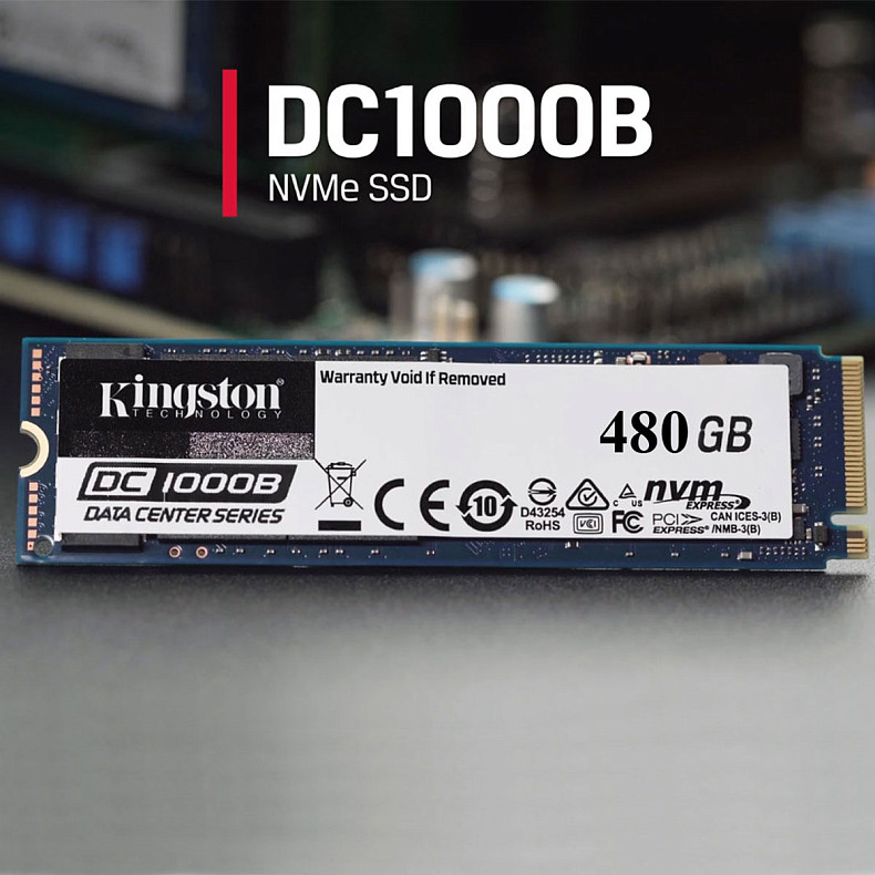 SSD диск Kingston DC1000B 480GB NVMe PCIe 3.0 4x 2280