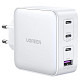 Зарядний пристрій Ugreen 4xUSB 100W (3хUSB-C+USB-A) Gan white CD226