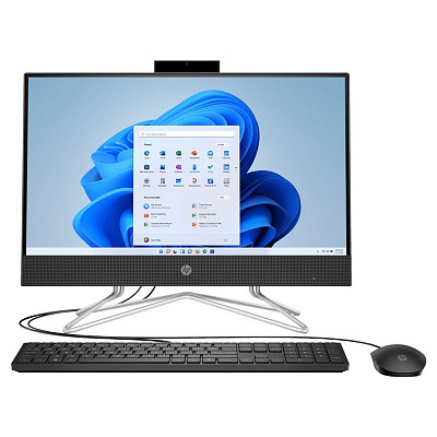 Моноблок 21.5" HP 22-dd2006ru AiO i3-1215U/8Gb/SSD256Gb/WiFi/Cam/K&M/DOS/Jet Black