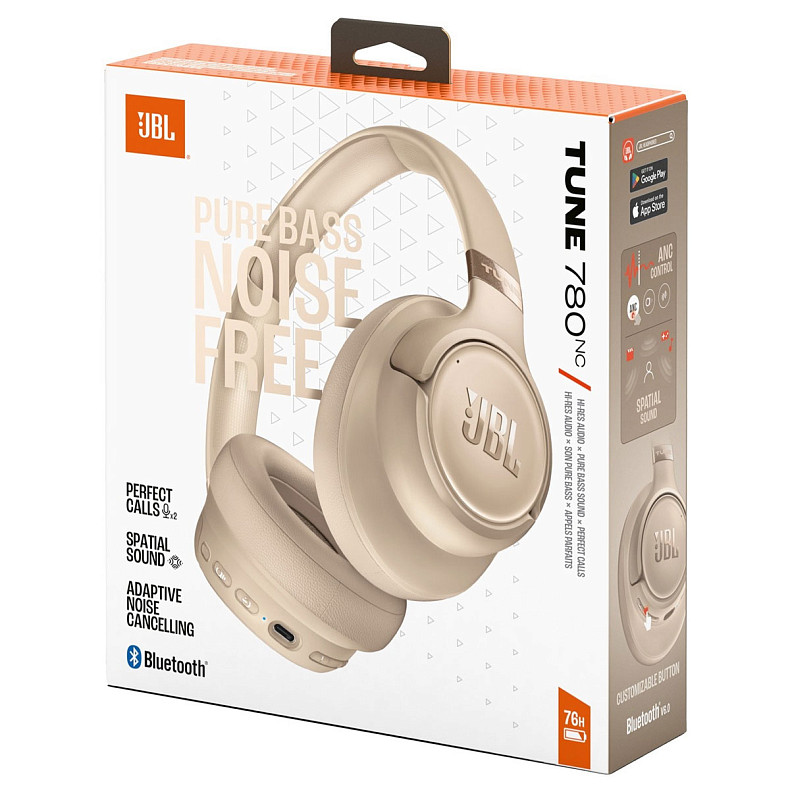 Наушники JBL Tune 780NC Beige (JBLT780NCBEG)