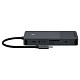 USB-C хаб RAPOO UCM-2004, 8 в 1, черный