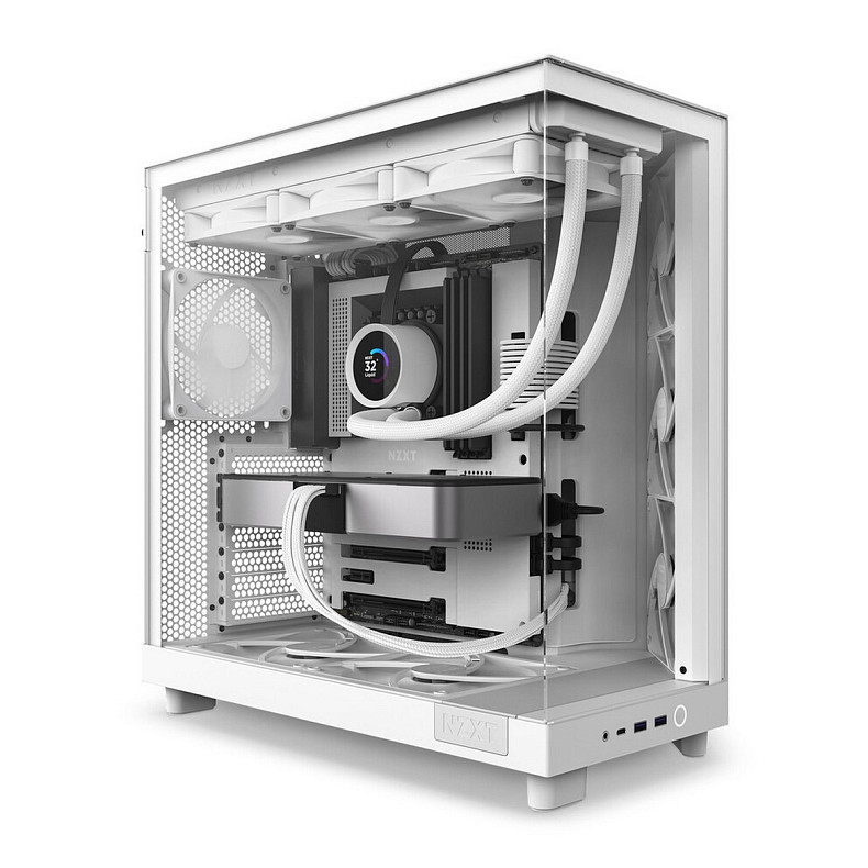 Корпус NZXT H6 Flow White (CC-H61FW-01) без БП