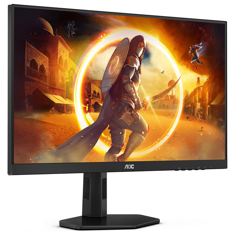 Монитор 27" AOC Q27G4XN, VA, QHD 2K, 180Гц, 0,5мс, 2хHDMI, DP, HAS, Pivot, черно-серый