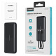 УМБ Choetech 10000mAh 22,5W Fast Charge MicroUsb,USB-A,USB-C,build-in USB-C/Lightning cable Black