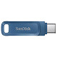 USB флеш-накопичувач SanDisk 64GB USB 3.1 Type-A + Type-C Ultra Dual Drive Go Navy Blue