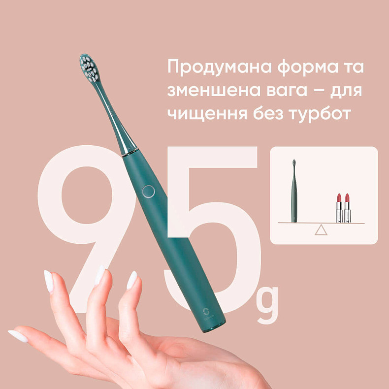 Электрическая зубная щетка Oclean Air 2T Green - зеленая