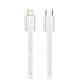 Кабель ColorWay USB Type-C - Lightning (M/M), (braided cotton) (PD Fast Charging 27W), 2 м, Gray (CW