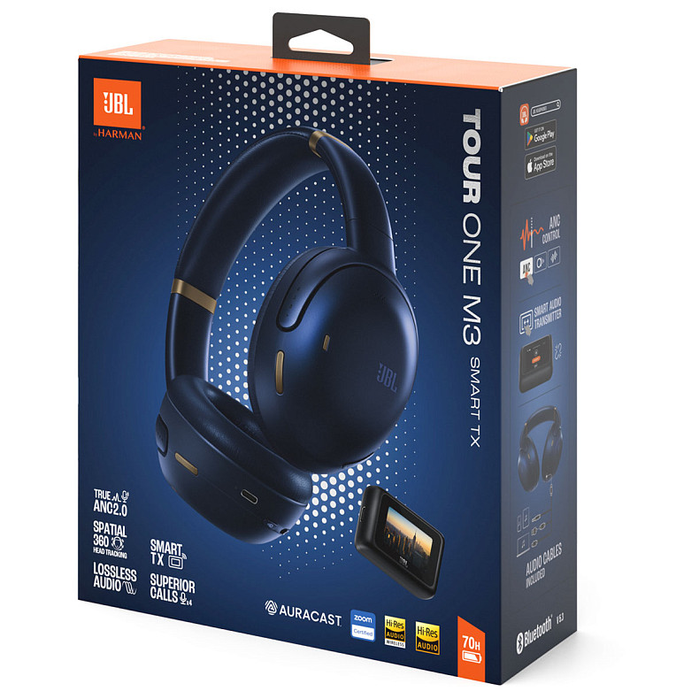 Навушники JBL Tour One M3 Smart Tx Blue (JBLTOM3AVIBLU)