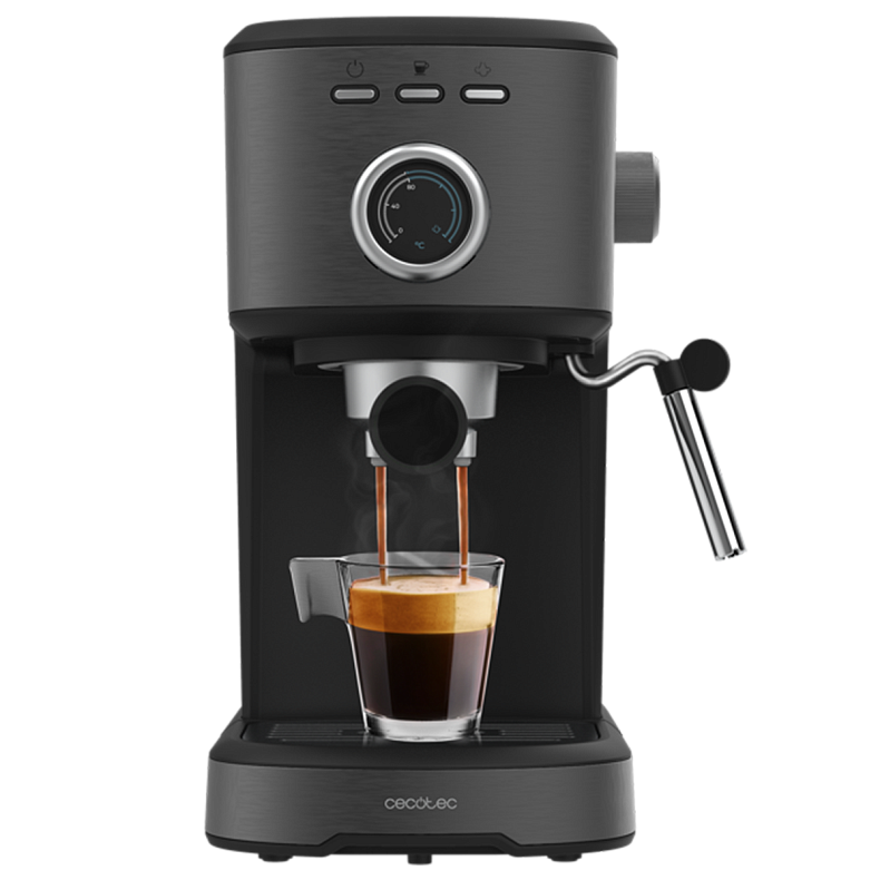 Кавоварка CECOTEC Power Espresso 20 Pecan Steel